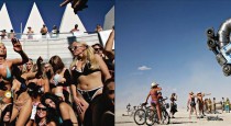 L: Playboy Bunny Tryouts I / R: Burning Man Trucks