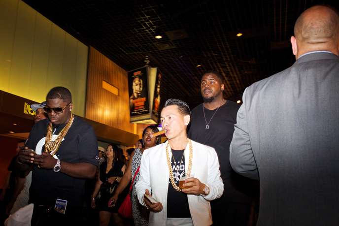 Ticket holders head into the Mayweather vs. Pacquiao super fight at MGM Grand in Las Veags on Saturday, May 2, 2015.